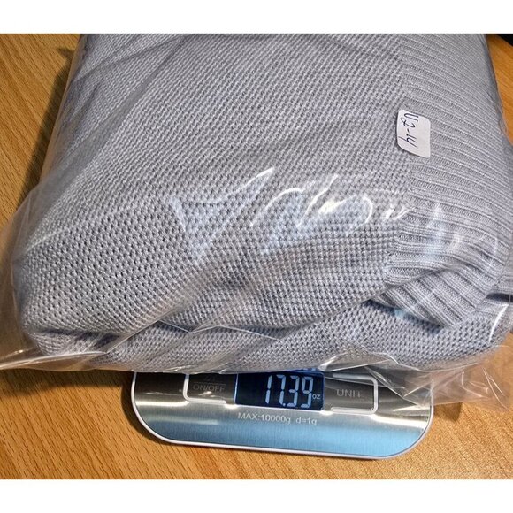 Lululemon Forward Flow Poncho OS Gray Knit Stretch Casual Comfort Silk Blend - Picture 9 of 13